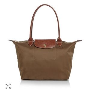 Brown Longchamp Le Pilage bag